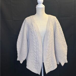 Universal Thread Cable Knit Cardigan - cream color